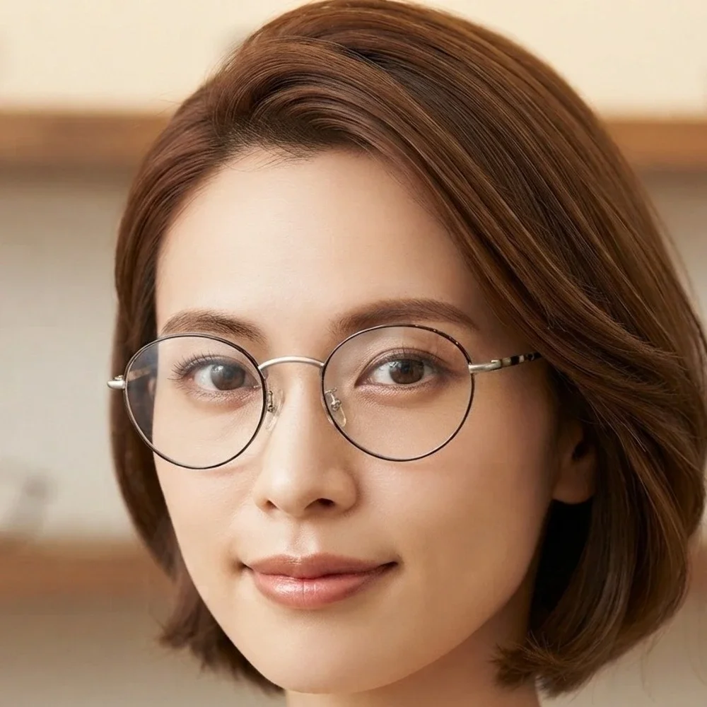 Steel Maxx ST 0126 706 Silver Stainless Steel Round Eyeglass Frames Italy 140